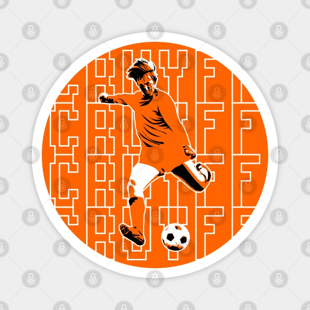 Johan Cruyff Magnet by StripTees